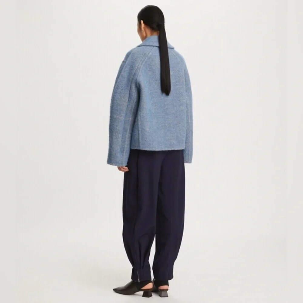 Like new Tory Burch Snap-Front Double-Face Wool $1,798
